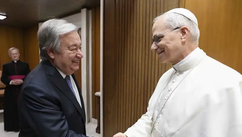 Papa Leo ve Guterres, Dünyanın Geleceği İçin Tarihi Bir Buluşma Gerçekleştirdi