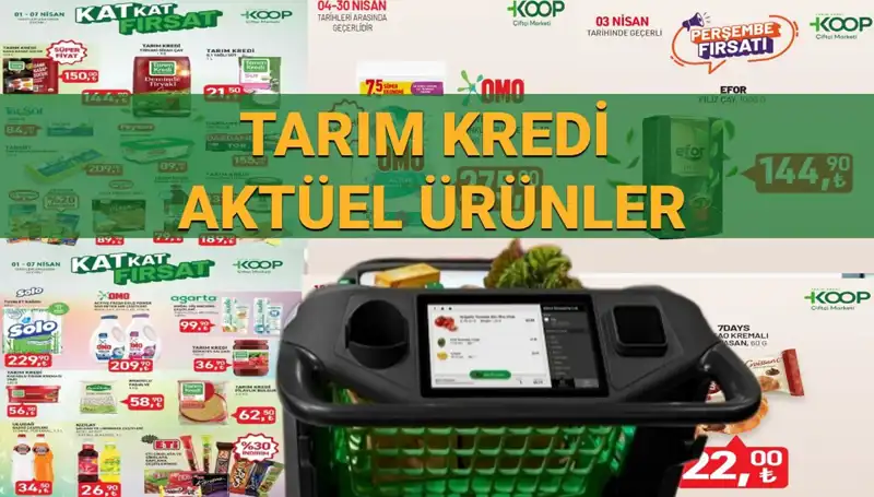 Tarım Kredi Marketleri'nde Nisan Ayına Özel İndirimli Ürünler Yüzleri Güldürecek