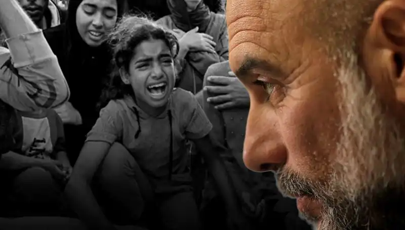 Pep Guardiola'dan Gazze Üzerine Duygusal Açıklama: Acıyı Hissetmek Zorundayız