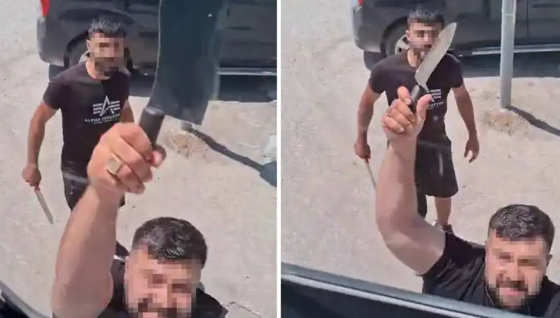 Yol Verme Tartışmasında Alevlenen Gerilim: Satırlı Dehşet Anları