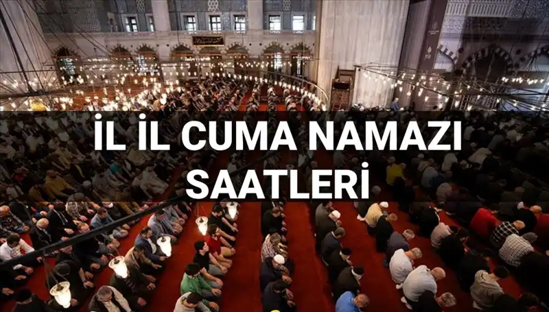 Cuma Namazı Vakitleri: 11 Temmuz'da Siyahta Kılınacak Saatler