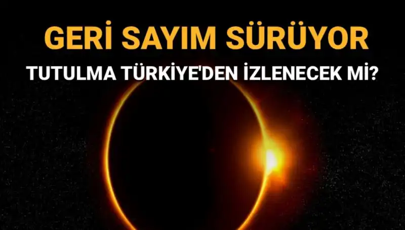 Türkiye'den Görülebilecek Eylül 2023 Güneş Tutulması İçin Heyecan Zirveye Ulaştı!