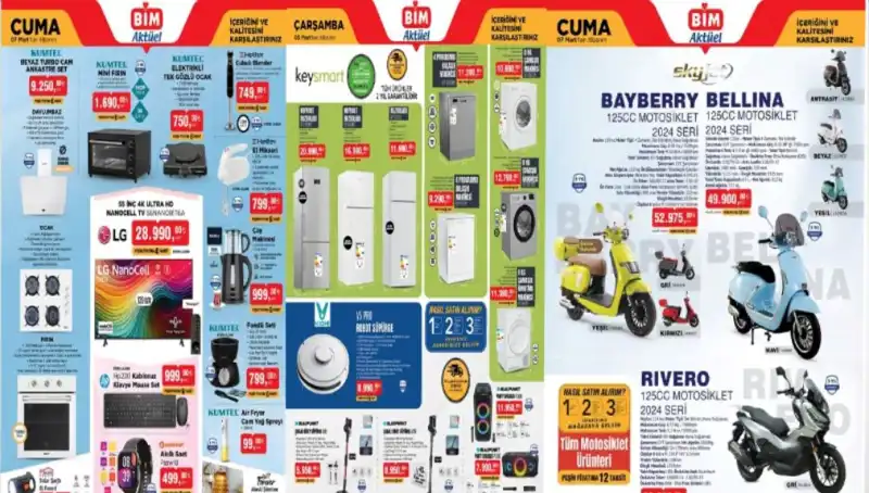 BİM'de Mart Ayının İkonik Aktüel Ürünleri: Robot Süpürge ve Daha Fazlası