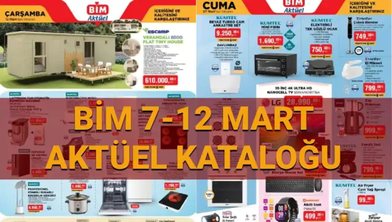 BİM'den Şaşırtan Aktüel Katalog: Mini Fırın, Multifonksiyonel Blender ve Daha Fazlası!