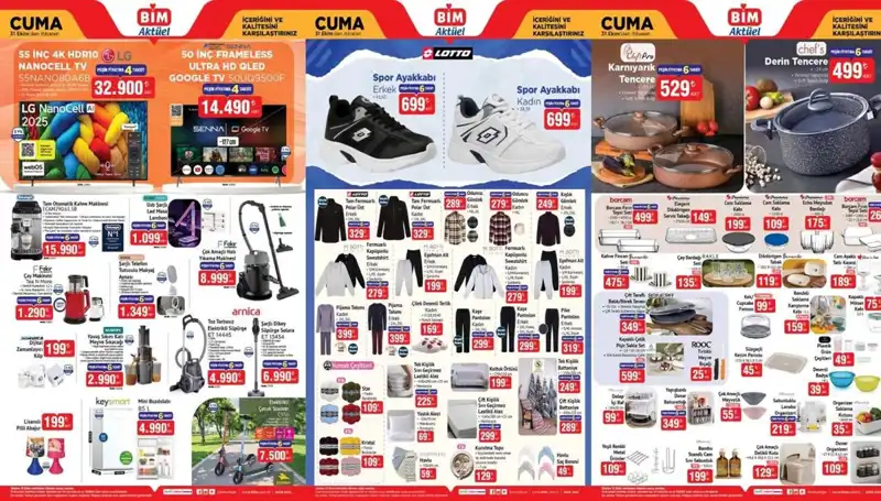 BİM 31 Ekim 2025 Aktüel Ürünler Kataloğu: Yeni Fırsatlar Sizi Bekliyor!