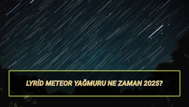 Lyrid Meteor Yağmuru 2025: Türkiye'den Görüntülemenin Yolları ve Tarihleri