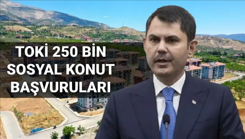 2025'te TOKİ 250 Bin Sosyal Konut Başvuruları Başlıyor! Tarihler Açıklandı