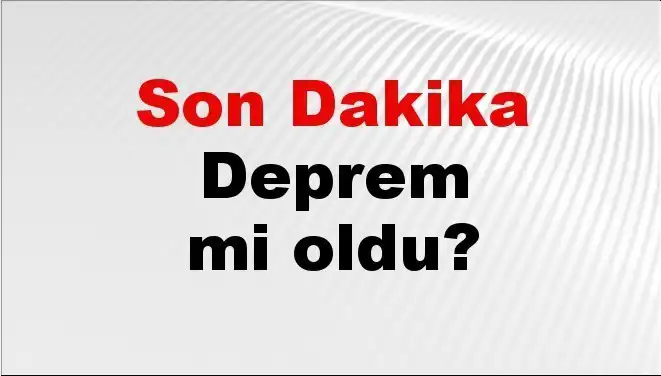 Antalya'da Şok Eden Deprem! Son Durum ve Tüm Detaylar Burada