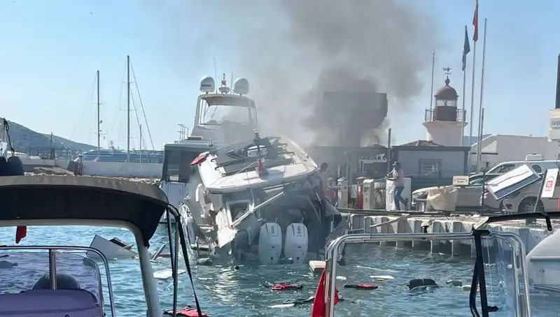 Bodrum'da Tekne Patlaması: Tatilciler İçin Korku Dolu Anlar