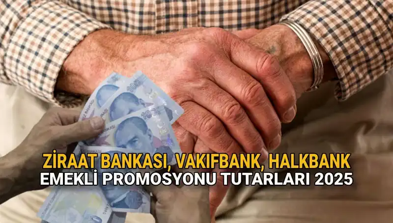 2025 Emekli Promosyonu: Ziraat Bankası, Vakıfbank ve Halkbank’tan Beklenen Ödemeler